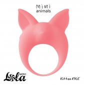 Оранжевое эрекционное кольцо Kitten Kyle - Lola Games - в Одинцово купить с доставкой