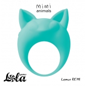 Зеленое эрекционное кольцо Lemur Remi - Lola Games - в Одинцово купить с доставкой