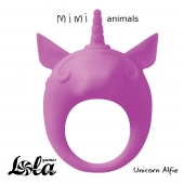 Фиолетовое эрекционное кольцо Unicorn Alfie - Lola Games - в Одинцово купить с доставкой