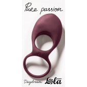 Бордовое эрекционное виброкольцо Daydream - Lola Games - в Одинцово купить с доставкой