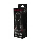Черная веревка для шибари DELUXE BONDAGE ROPE - 5 м. - Dream Toys - купить с доставкой в Одинцово