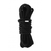 Черная веревка для шибари DELUXE BONDAGE ROPE - 5 м. - Dream Toys - купить с доставкой в Одинцово