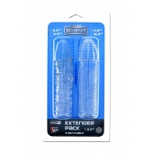 Комплект из 2 прозрачных насадок на пенис PENIS EXTENDER PACK - Dream Toys - в Одинцово купить с доставкой