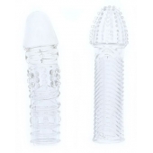 Комплект из 2 прозрачных насадок на пенис PENIS EXTENDER PACK - Dream Toys - в Одинцово купить с доставкой