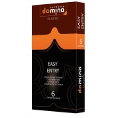 Презервативы с увеличенным количеством смазки DOMINO Easy Entry - 6 шт. - Domino - купить с доставкой в Одинцово