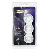 Прозрачный фигурный мастурбатор Master Stroker - Blush Novelties - в Одинцово купить с доставкой