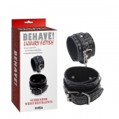 Черные наручники Surrender Wrist Restraints - Chisa - купить с доставкой в Одинцово