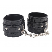 Черные наручники Surrender Wrist Restraints - Chisa - купить с доставкой в Одинцово
