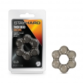 Дымчатое эрекционное кольцо Stay Hard Thick Bead Cock Ring - Blush Novelties - в Одинцово купить с доставкой