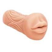 Телесный мастурбатор-ротик Sweet Lips - Lola Games - в Одинцово купить с доставкой