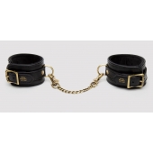 Черные оковы на ноги Bound to You Faux Leather Ankle Cuffs - Fifty Shades of Grey - купить с доставкой в Одинцово