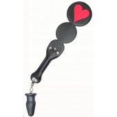 Шлёпалка  Черви  с анальным плагом - LOVETOY (А-Полимер) - купить с доставкой в Одинцово