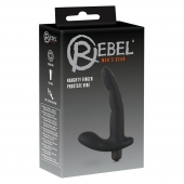 Черный вибромассажер простаты Naughty Finger Prostate Vibe - 13,8 см. - Orion - в Одинцово купить с доставкой