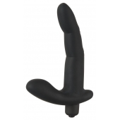 Черный вибромассажер простаты Naughty Finger Prostate Vibe - 13,8 см. - Orion - в Одинцово купить с доставкой