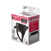 Черный пояс для насадок CLASS STRAP Restyling - LOVETOY (А-Полимер) - купить с доставкой в Одинцово