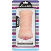 Телесный мастурбатор-вагина X-Basic Pocket Pussy без вибрации - Lovetoy - в Одинцово купить с доставкой