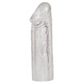 Удлиняющая насадка на пенис Mega Dick Sleeve Transparent - Orion - в Одинцово купить с доставкой