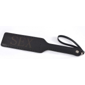 Черная гладкая шлепалка SEX - 35 см. - Sitabella - купить с доставкой в Одинцово