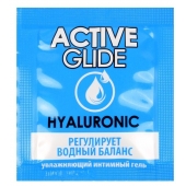 Лубрикант на водной основе Active Glide с гиалуроновой кислотой - 3 гр. - Биоритм - купить с доставкой в Одинцово