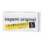 Презервативы Sagami Original 0.02 L-size увеличенного размера - 10 шт. - Sagami - купить с доставкой в Одинцово