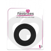 Набор из 3 эрекционных колец SILICONE COCKRINGS - Dream Toys - в Одинцово купить с доставкой