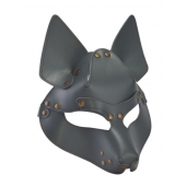 Серая маска Wolf с клепками - Sitabella - купить с доставкой в Одинцово