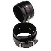 Черные оковы Classic Ankle Cuffs - Chisa - купить с доставкой в Одинцово
