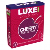 Презервативы с ароматом вишни LUXE Royal Cherry Collection - 3 шт. - Luxe - купить с доставкой в Одинцово