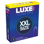Презервативы увеличенного размера LUXE Royal XXL Size - 3 шт. - Luxe - купить с доставкой в Одинцово