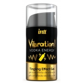 Жидкий интимный гель с эффектом вибрации Vibration! Vodka Energy - 15 мл. - INTT - купить с доставкой в Одинцово