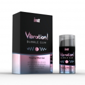 Жидкий интимный гель с эффектом вибрации Vibration! Bubble Gum - 15 мл. - INTT - купить с доставкой в Одинцово