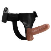 Страпон на трусиках с вибрацией Ultra Passionate Harness - 16 см. - Baile - купить с доставкой в Одинцово