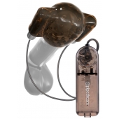 Дымчатый вибростимулятор головки пениса Dual Vibrating Head Teaser - Pipedream - в Одинцово купить с доставкой