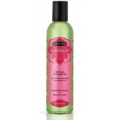 Массажное масло Naturals Strawberry Dreams с ароматом клубники - 236 мл. - Kama Sutra - купить с доставкой в Одинцово