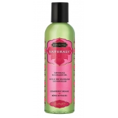 Массажное масло Naturals Strawberry Dreams с ароматом клубники - 59 мл. - Kama Sutra - купить с доставкой в Одинцово