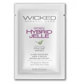 Гель-лубрикант на водно-силиконовой основе Simply Hybrid Jelle - 3 мл. - Wicked - купить с доставкой в Одинцово