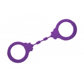 Фиолетовые силиконовые поножи Limitation - Lola Games - купить с доставкой в Одинцово