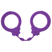 Фиолетовые силиконовые поножи Limitation - Lola Games - купить с доставкой в Одинцово