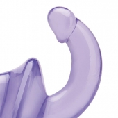Фиолетовый безремневой страпон Strapless Strap-On - Lux Fetish - купить с доставкой в Одинцово