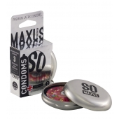Экстремально тонкие презервативы в железном кейсе MAXUS Extreme Thin - 3 шт. - Maxus - купить с доставкой в Одинцово