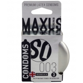 Экстремально тонкие презервативы в железном кейсе MAXUS Extreme Thin - 3 шт. - Maxus - купить с доставкой в Одинцово