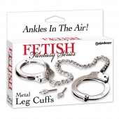 Металлические наручники Metal Leg Cuffs - Pipedream - купить с доставкой в Одинцово