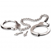 Металлические наручники Metal Leg Cuffs - Pipedream - купить с доставкой в Одинцово
