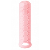 Розовый фаллоудлинитель Homme Long - 15,5 см. - Lola Games - в Одинцово купить с доставкой