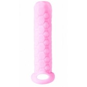 Розовый фаллоудлинитель Homme Long - 13,5 см. - Lola Games - в Одинцово купить с доставкой