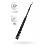 Черный флоггер Anonymo - 64 см. - ToyFa - купить с доставкой в Одинцово