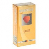 Презервативы Masculan Ultra Gold с золотым напылением и ароматом ванили - 10 шт. - Masculan - купить с доставкой в Одинцово