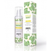 Разогревающее массажное масло Gourmet Spearmint Organic с органическими ингредиентами - 50 мл. - Exsens - купить с доставкой в Одинцово