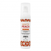 Разогревающее массажное масло Gourmet White Peach Organic с органическими ингредиентами - 50 мл. - Exsens - купить с доставкой в Одинцово