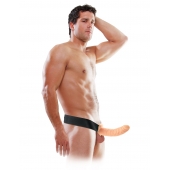 Полый страпон 8  Hollow Strap-On телесного цвета - 19 см. - Pipedream - купить с доставкой в Одинцово